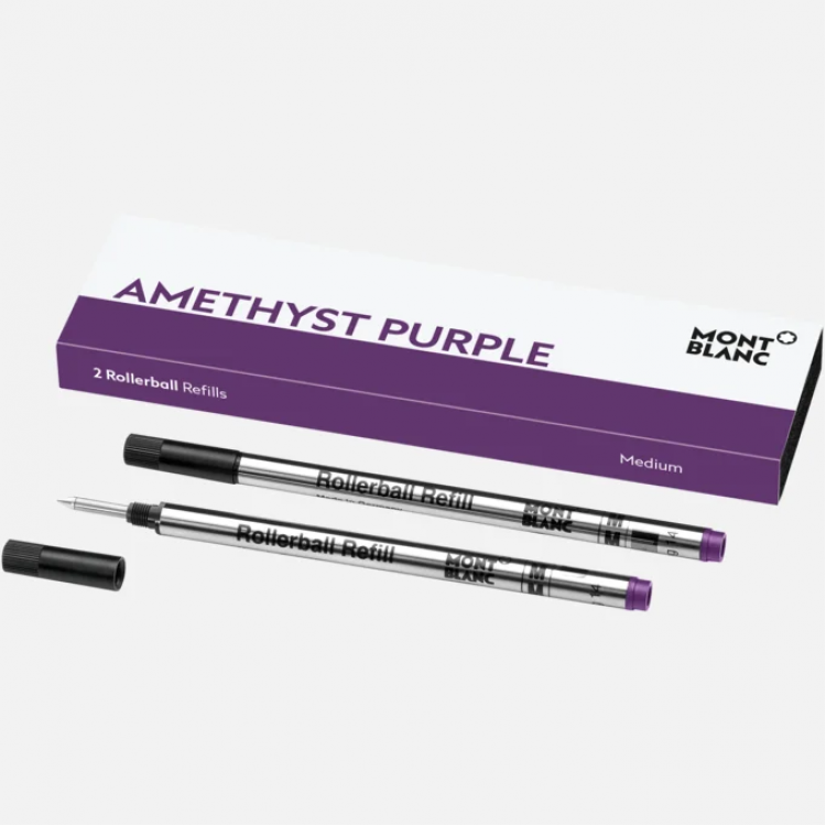 2 recharges pour rollerball (M) Amethyst Purple
