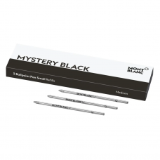 3 recharges pour stylo bille petit modèle Mystery Black pour Meisterstück Mozart et Augmented Paper. 