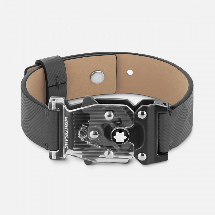 Bracelet gris avec fermeture en plexiglas collection Montblanc Extreme 3.0