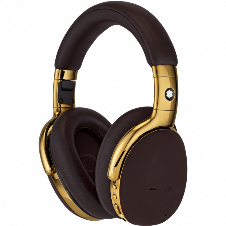 Casque de voyage connecté Montblanc MB 01 marron