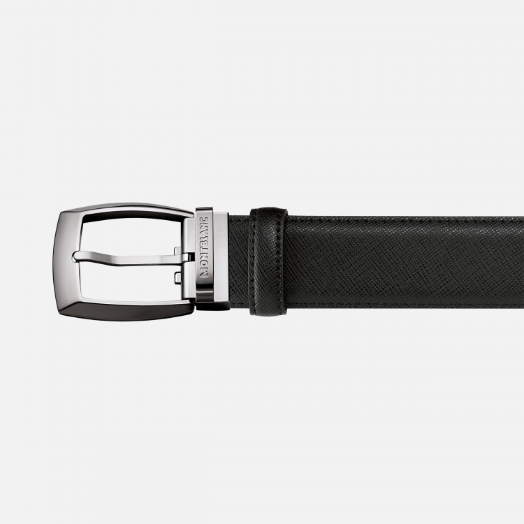 Ceinture de 35 mm en cuir noir