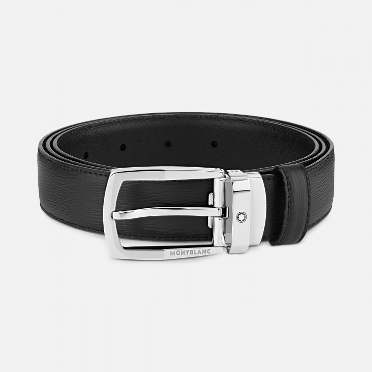 Ceinture de 30 mm en cuir noir