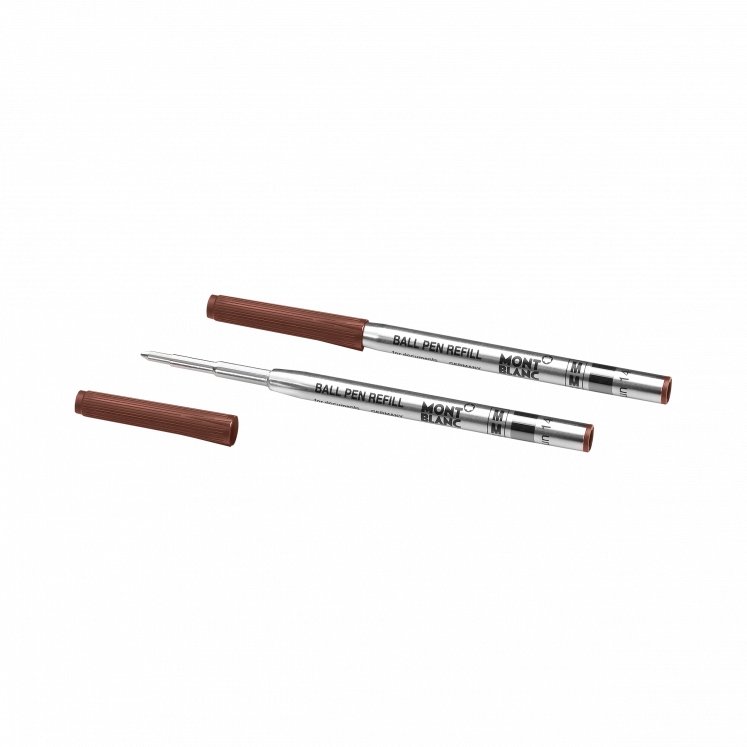 2x Recharges pour Stylo Bille, Toffee Brown