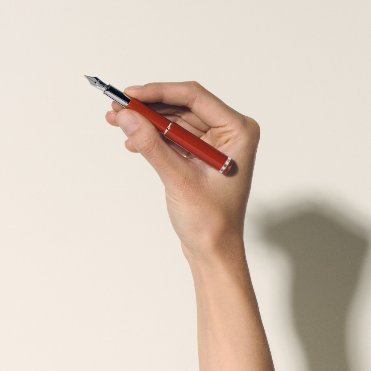 Stylo-Plume Montblanc Heritage Rouge et Noir « Baby » Édition Spéciale Corail