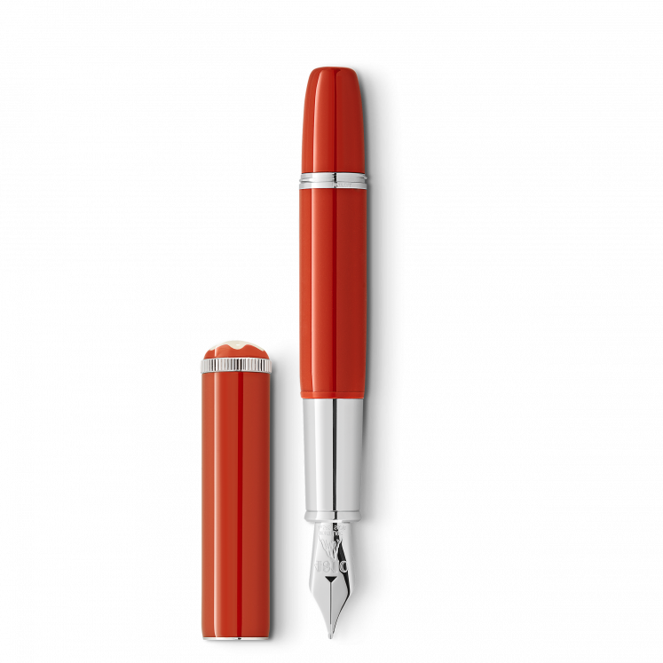 Stylo-Plume Montblanc Heritage Rouge et Noir « Baby » Édition Spéciale Corail