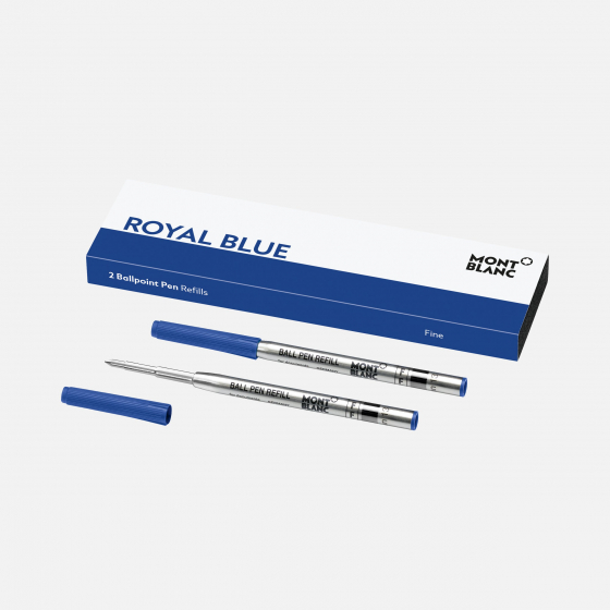2 recharges pour stylo bille (F) Royal Blue