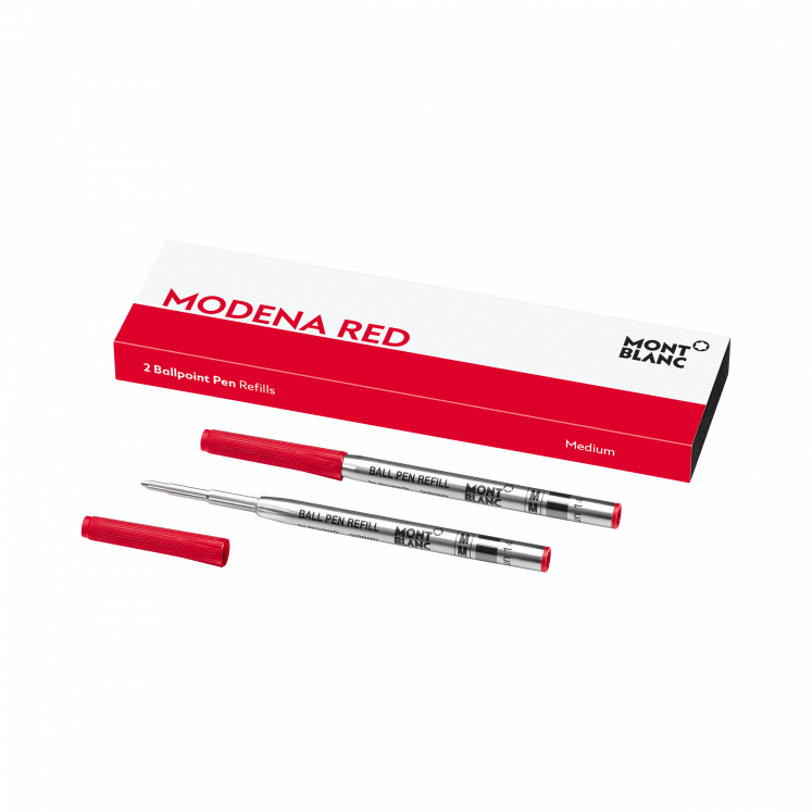 2x Recharges pour Stylo Bille, Modena Red