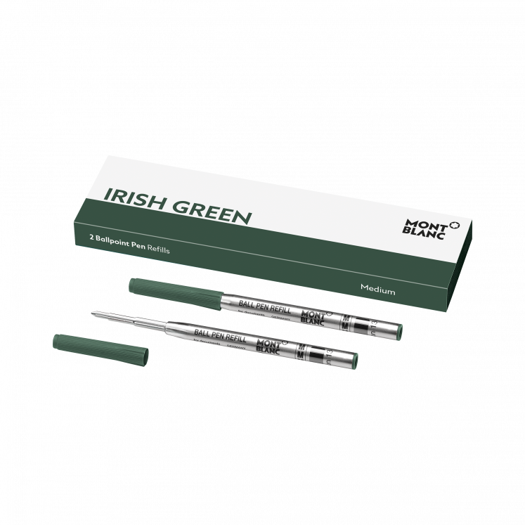 2x Recharges pour Stylo Bille, Irish Green