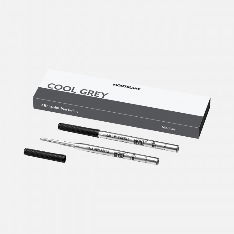 2 recharges pour stylo bille (M) Cool Grey