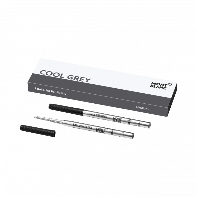 2x Recharges pour Stylo Bille, Cool Grey
