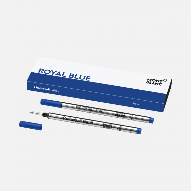 2 recharges pour rollerball (F), Royal Blue