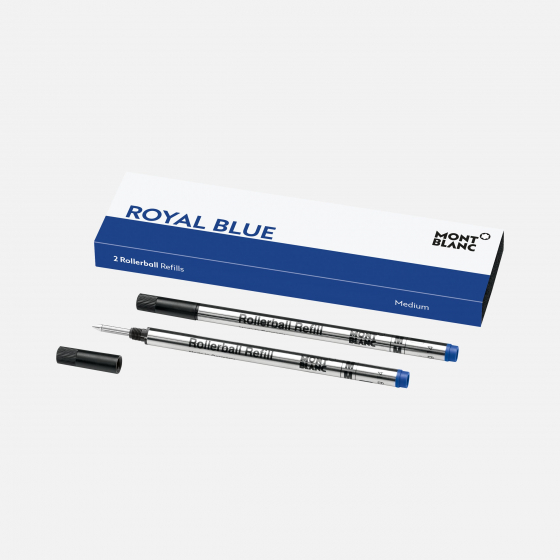2 recharges pour rollerball (M), Royal Blue