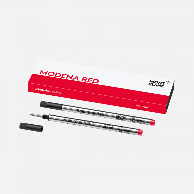 2 recharges pour rollerball (M), Modena Red
