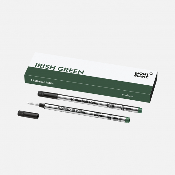 2 recharges pour rollerball (M), Irish Green