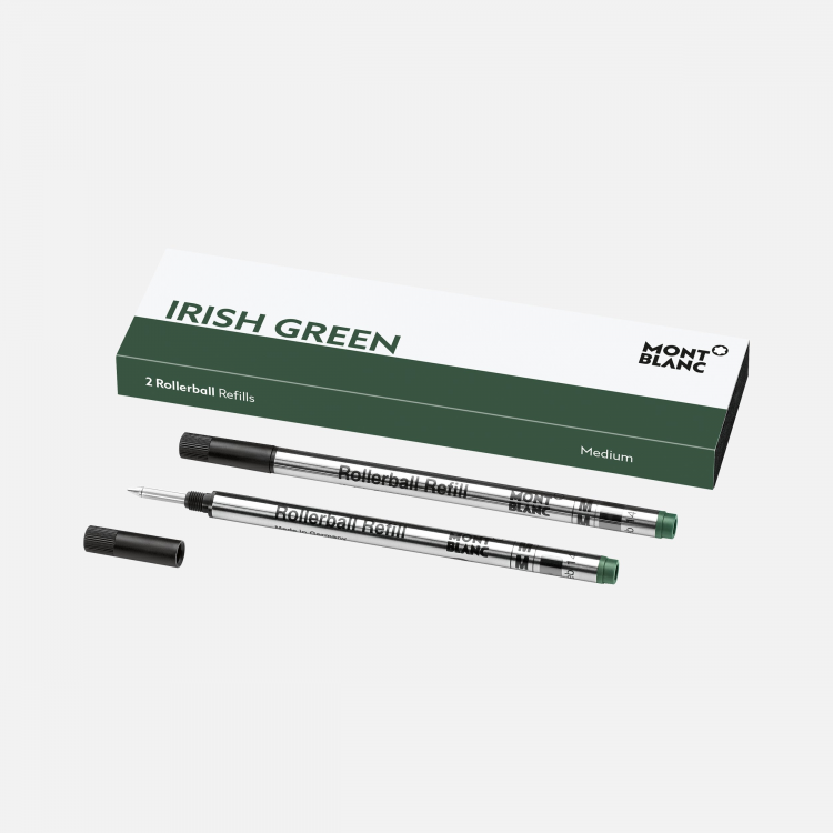 2 recharges pour rollerball (M), Irish Green