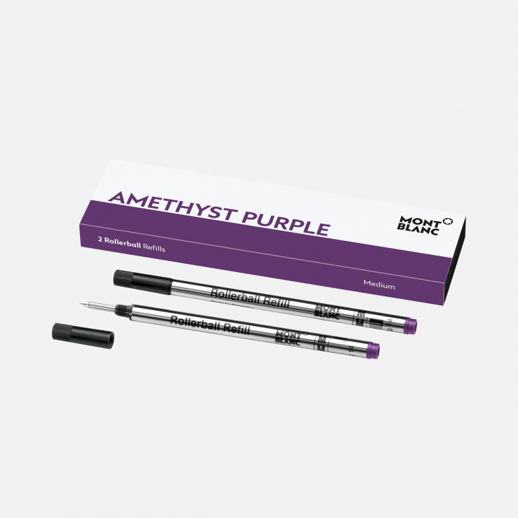 2 recharges pour rollerball (M) Amethyst Purple