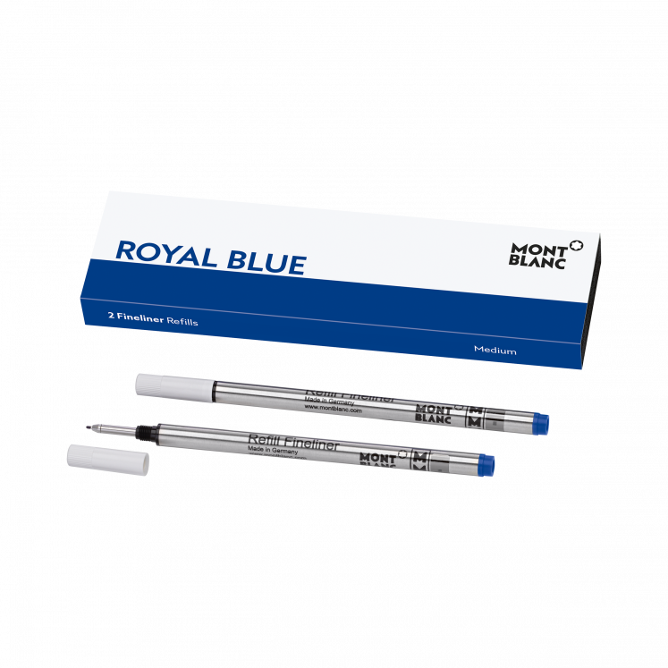 2x Recharges pour Feutre Fin, Royal Blue