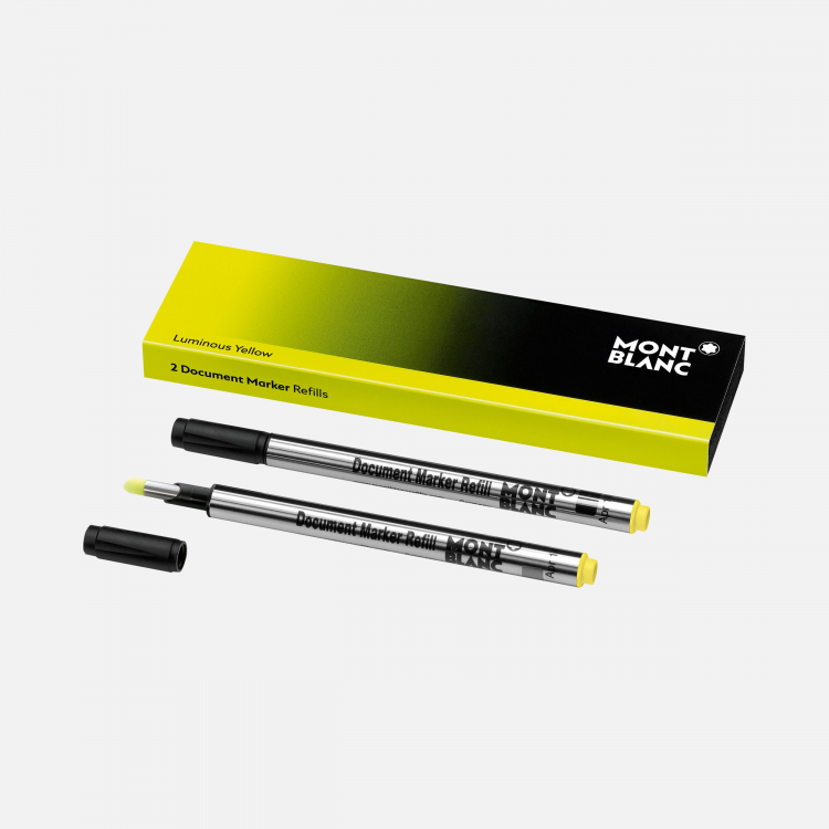 2 recharges pour surligneur Luminous Yellow