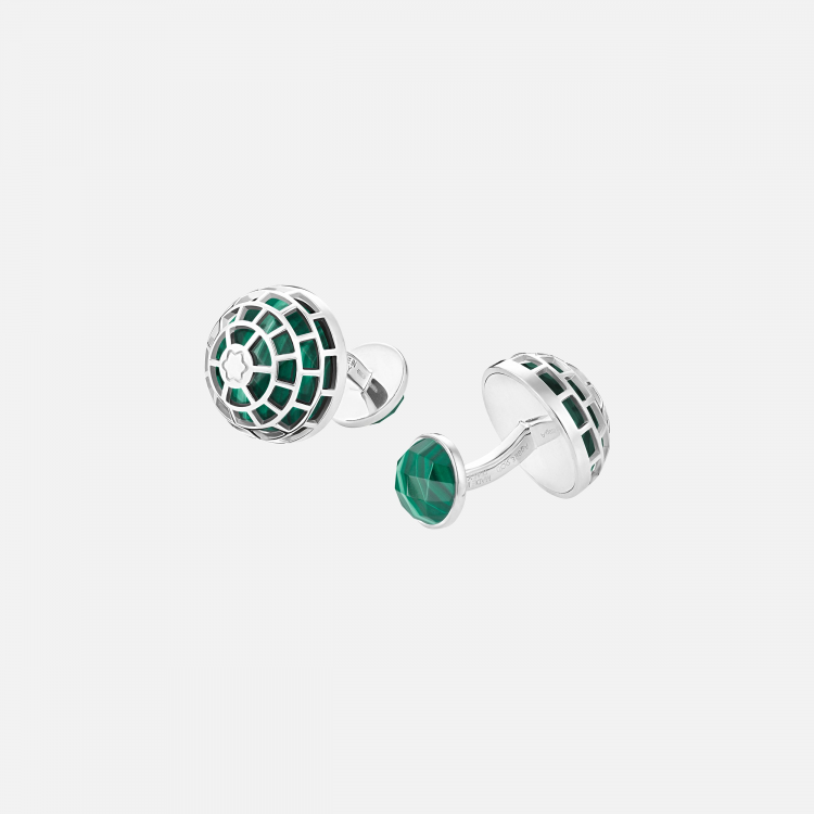 Boutons de manchette malachite Meisterstück