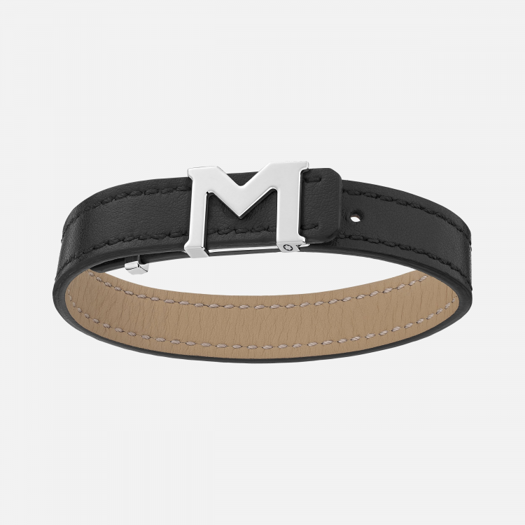 Bracelet Montblanc M logo noir