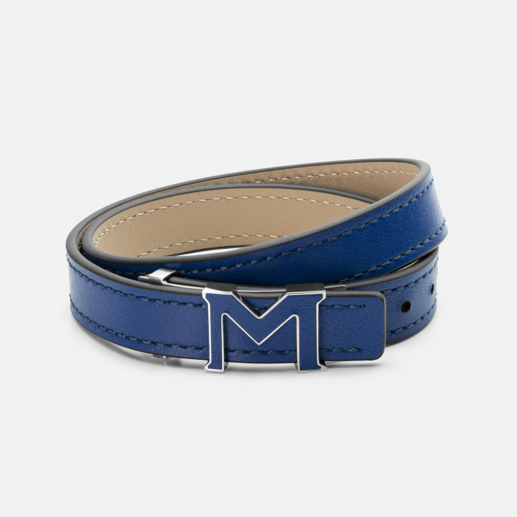 Bracelet Montblanc M Logo bleu