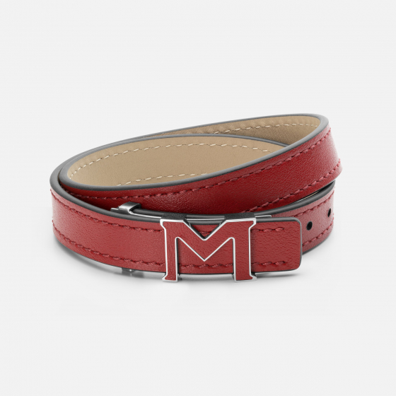 Bracelet Montblanc M Logo rouge