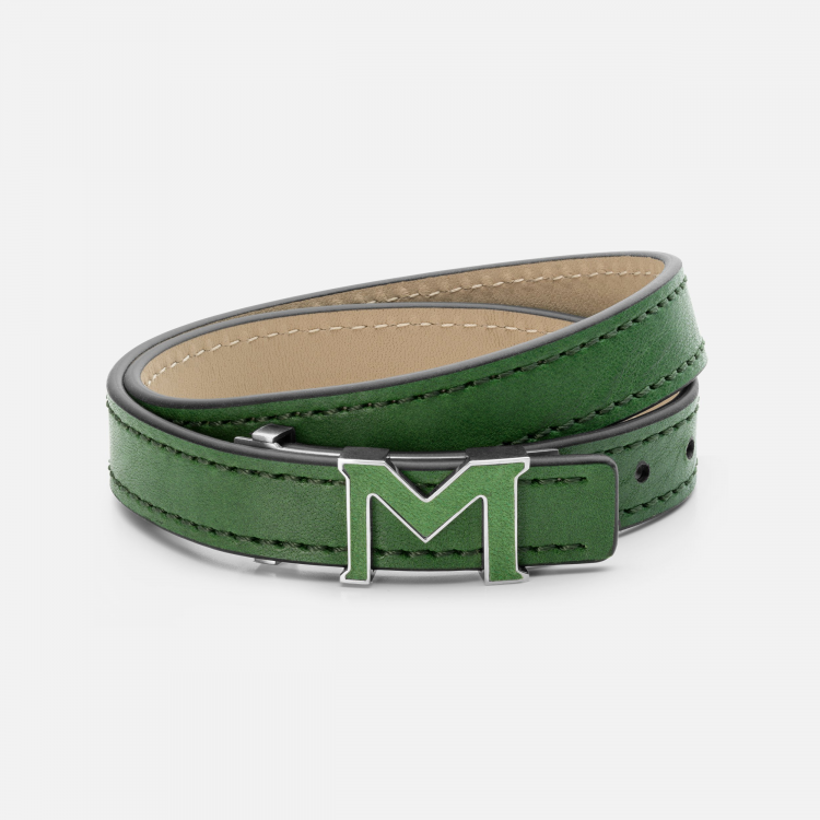 Bracelet Montblanc M vert avec logo