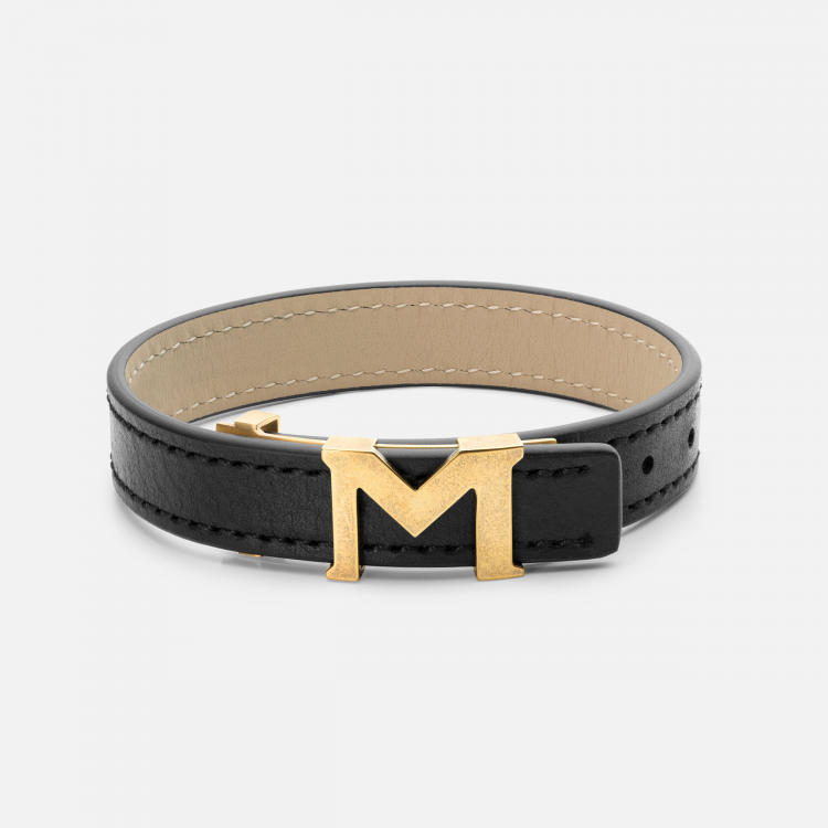 Bracelet Montblanc M couleur or avec logo