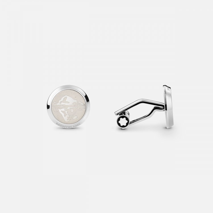 Boutons de manchette Montblanc 1858 Ice Sea