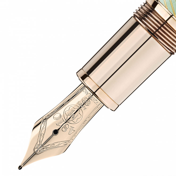 Stylo plume Meisterstück Calligraphy Solitaire Celadon Dégradé