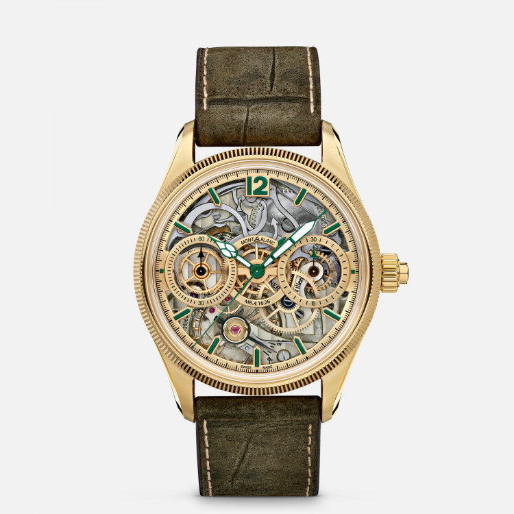 Montblanc 1858 The Unveiled Secret Minerva Monopusher Chronograph Limited Edition - 18 pièces