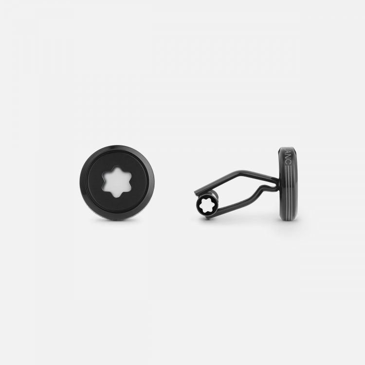 Boutons de manchette StarWalker Black Cosmos noirs