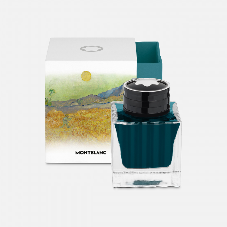 Encrier 50 ml, turquoise, Hommage à Vincent Van Gogh