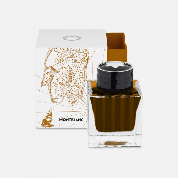 Encrier 50 ml, marron, Hommage à Robert Louis Stevenson