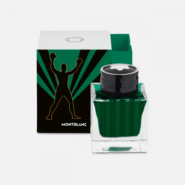 Encrier 50 ml, vert, Great Characters Muhammad Ali