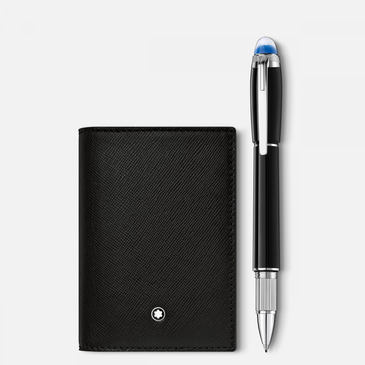 Coffret avec feutre fin StarWalker et porte-cartes de visite Montblanc Sartorial