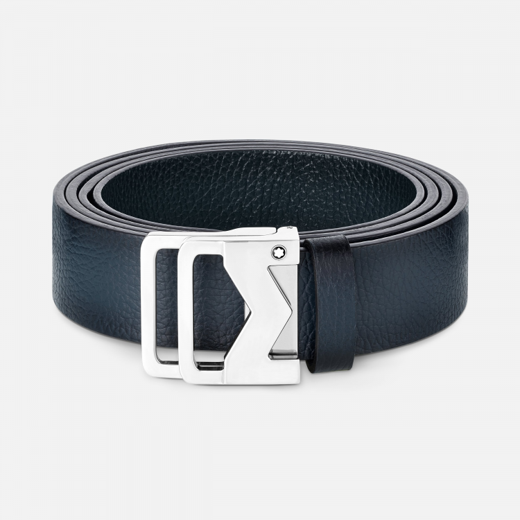 Ceinture en cuir sfumato boucle M 35 mm