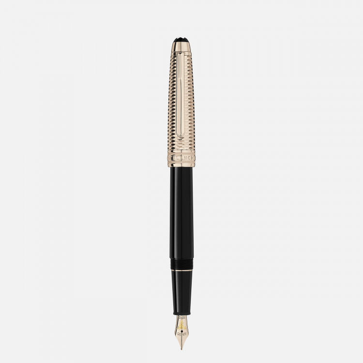 Stylo plume Meisterstück Doué Geometry Classique doré or signature