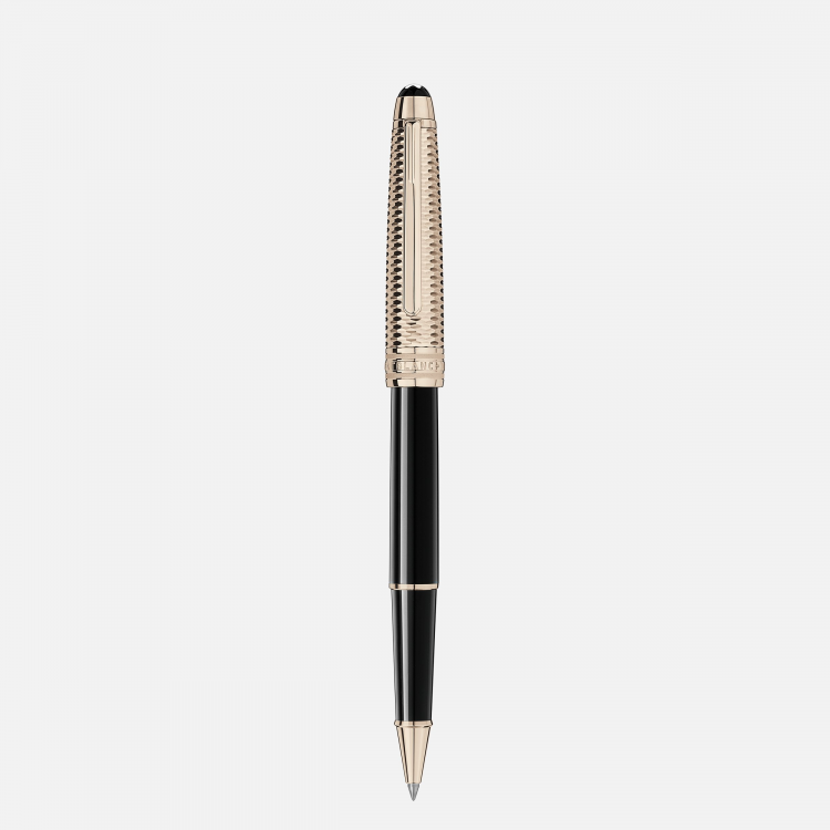 Rollerball Meisterstück Doué Geometry Classique doré or signature