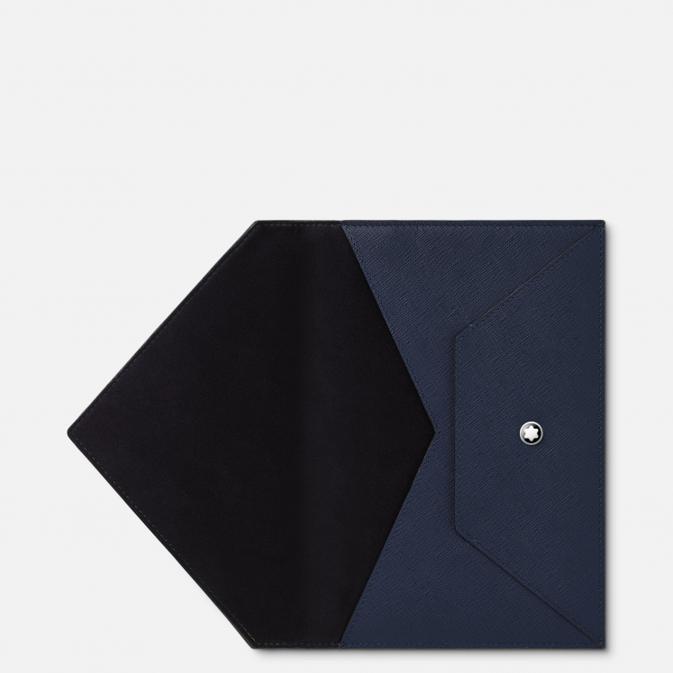 Pochette enveloppe Montblanc Sartorial #146, couleur ink blue