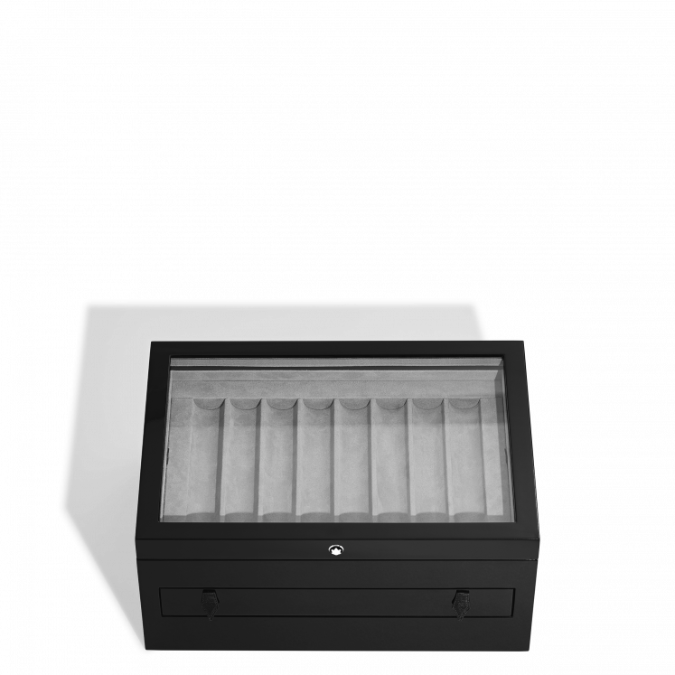 Coffret de Collectionneur en Bois Laqué pour 24 Instruments d'Écriture