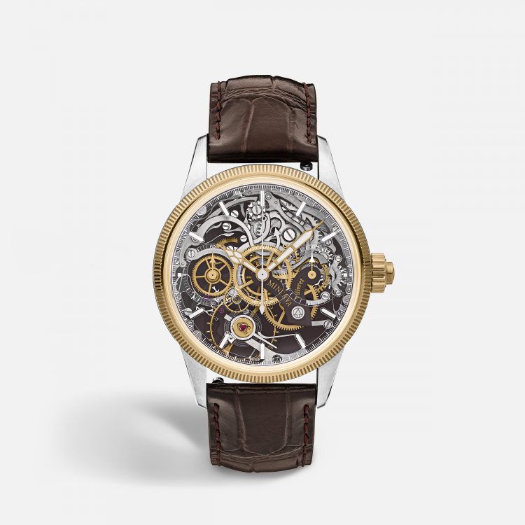 Montblanc&nbsp;1858 The Unveiled Minerva Chronograph Limited Edition - 100&nbsp;pi&egrave;ces