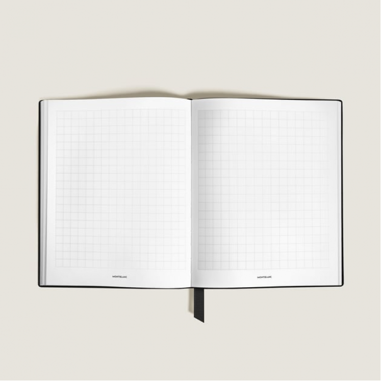 Carnet Grand Format en Cuir Sartorial, Pages Quadrillées