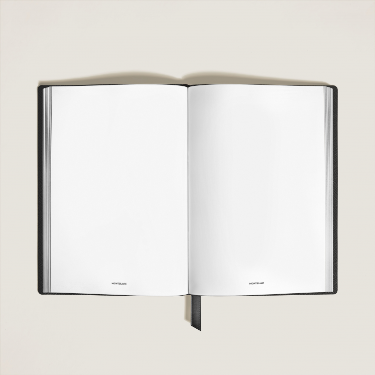 Carnet Moyen Format en Cuir Sartorial, Pages Blanches