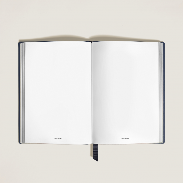 Carnet Moyen Format en Cuir Sartorial, Pages Blanches