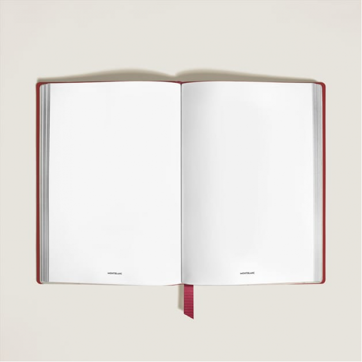 Carnet Moyen Format en Cuir Sartorial, Pages Blanches