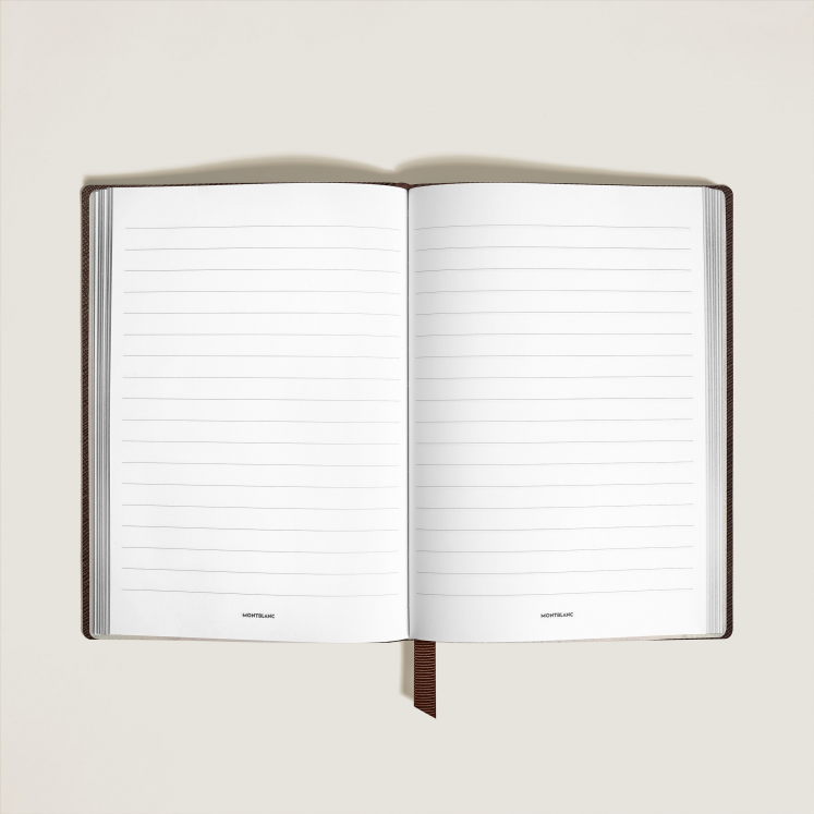 Carnet Moyen Format en Cuir Sartorial, Pages Lignées