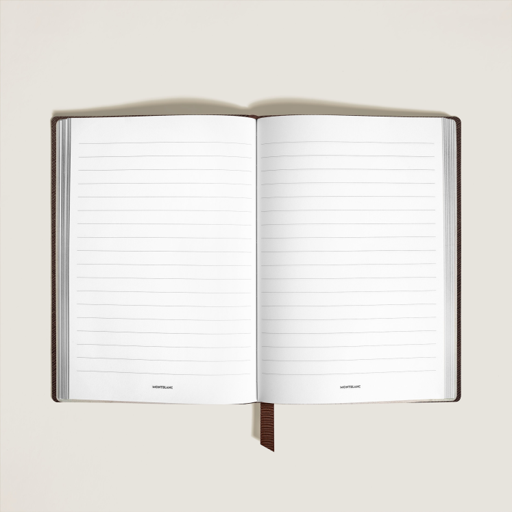 Carnet Moyen Format en Cuir Sartorial, Pages Lignées