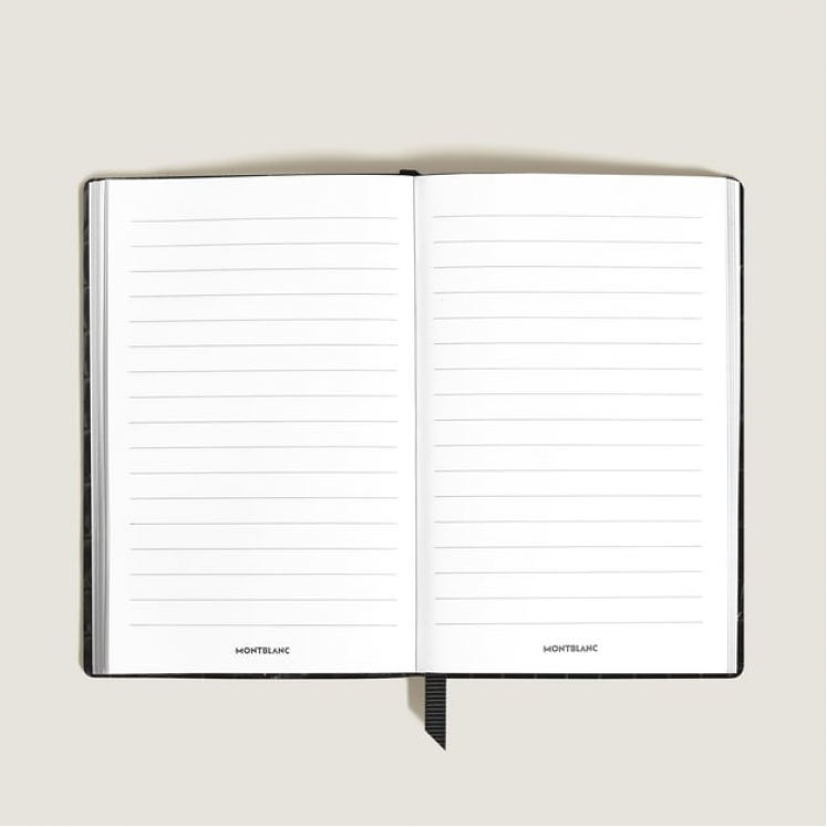 Carnet Petit Format en Cuir Embossé Croco, Pages Lignées
