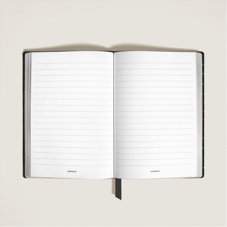 Carnet Moyen Format en Cuir Embossé Croco, Pages Lignées